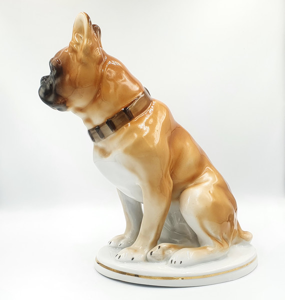4 Vintage Porcelain Figurine Dog Boxer USSR 1950s.jpg