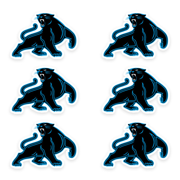 Unique Carolina Panthers NFL decal stickers for 2022 - Inspire Uplift