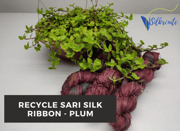 Buy Colourful Recycled Sari Silk Ribbon - Over 30 Colours