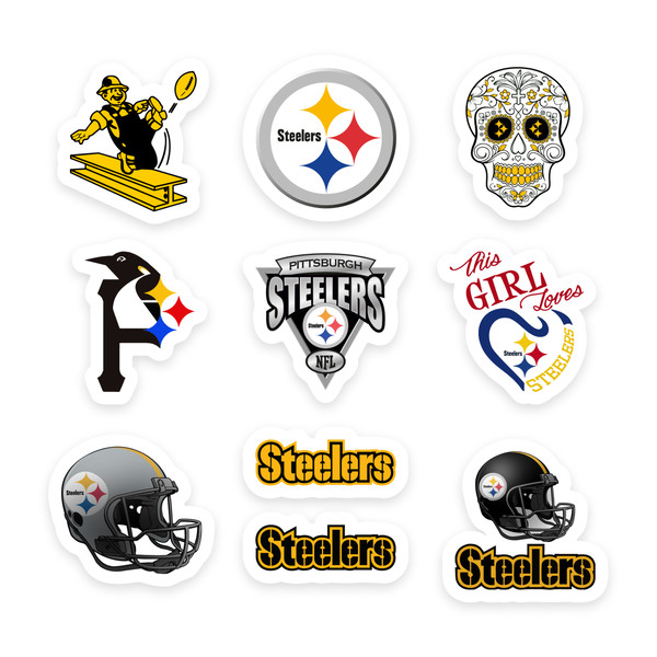 5 NFL Logo Football Decal Stickers Free shipping Choose your Team