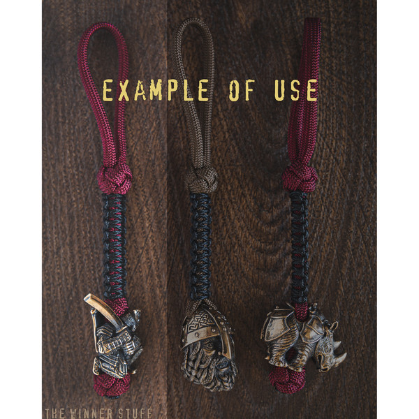 Paracord Lanyard with Bowtie Bead – Focusworks EDC