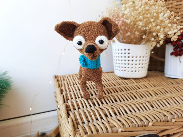 Stuffed mini terier dog toy gift decor  (3).jpg