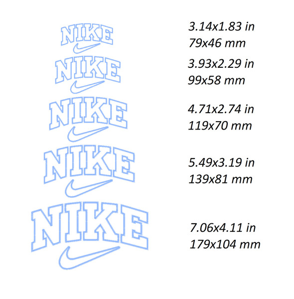 nike one line swoosh logo machine embroidery designs