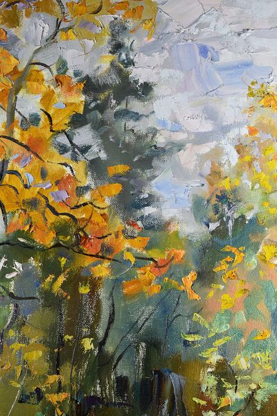 Autumn Painting Nature Landscape Impressionism Tree Original - Inspire ...