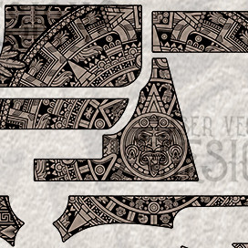 VECTOR DESIGN Desert Eagle 50AE Aztec calendar 3.jpg