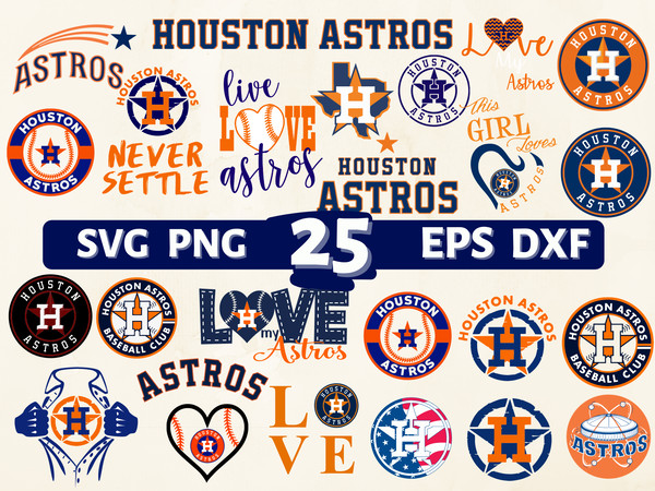 Houston Astros Logo svg bundle, Houston Astros Svg for Cricu - Inspire  Uplift