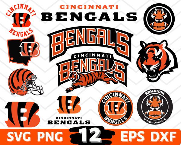 Digital Download, Cincinnati Bengals logo, Cincinnati Bengal - Inspire ...