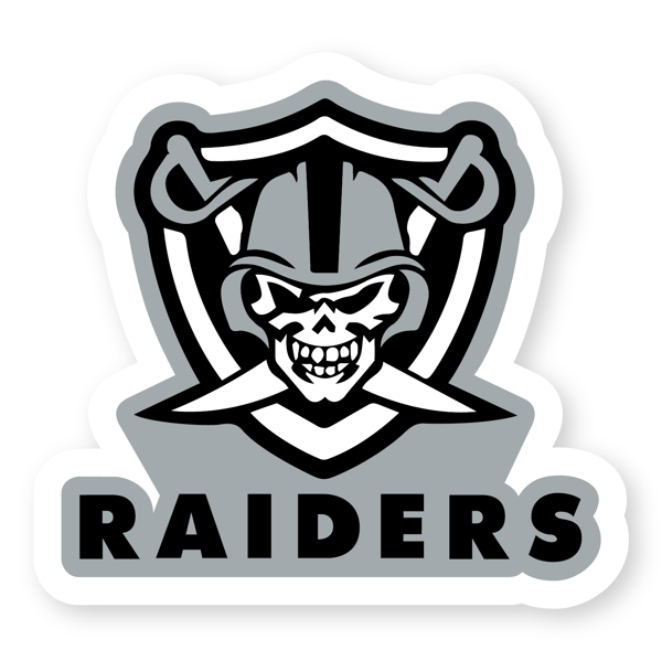 Oakland Raiders Windshield Decal