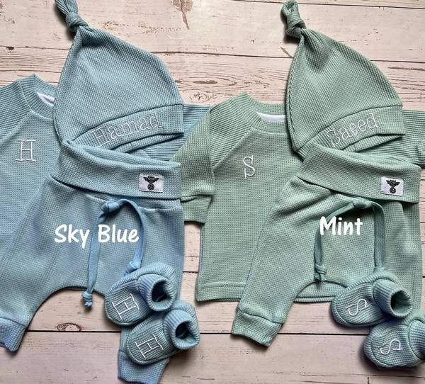 Cute Blue Skies, Personalised Baby Vests for Sale