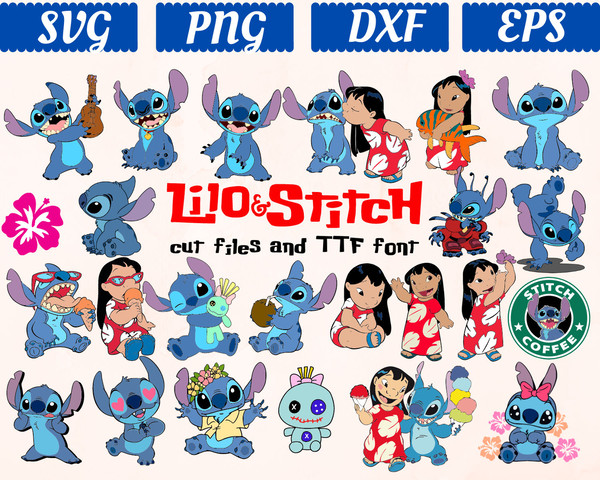 Digital Download, Lilo and Stitch, Lilo and Stitch svg, Lilo - Inspire ...