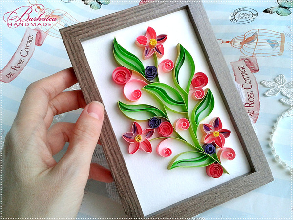 Flowers Quilling Patterns: Simple Floral Paper Quilling Projects