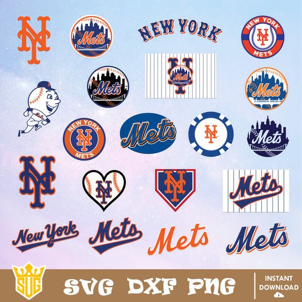 New York Mets SVG, MLB Team SVG, MLB SVG, Baseball Team SVG - Inspire ...