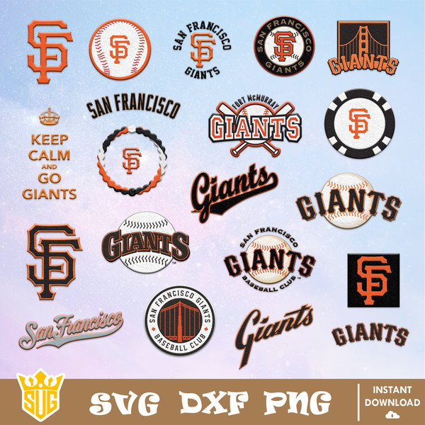 MLB San Francisco Giants SVG, SVG Files For Silhouette, San