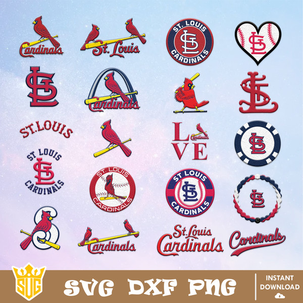 St. Louis Cardinals SVG, MLB Team SVG, Baseball Team SVG - Inspire Uplift