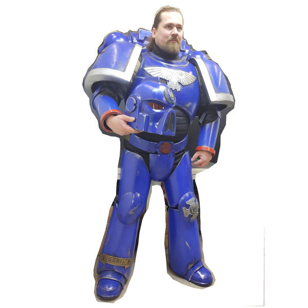 Warhammer 40k Ultramarine costume : r/sto