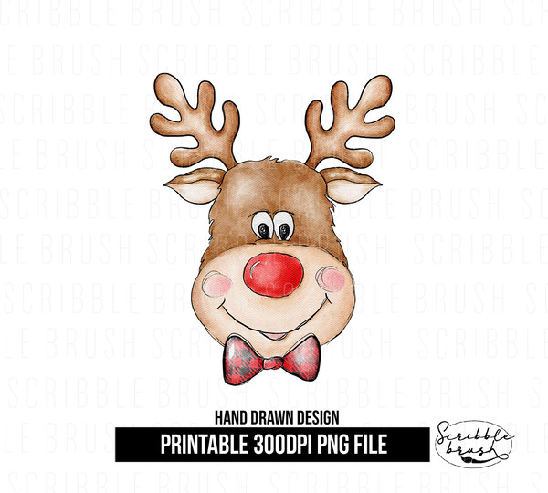 Christmas Reindeer Boy Sublimation Designs.jpg