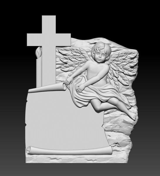 headstone-3d-model-cnc-machine