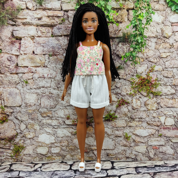 Barbie doll clothes white shorts - Inspire Uplift