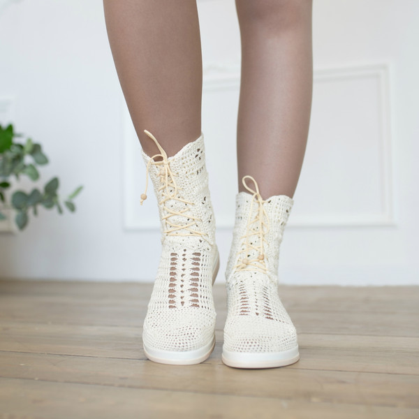 crochet boots summer knit ankle boots 2.jpg