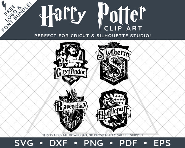 Slytherin Emblem Outline Svg, Harry Potter House Crest Svg, - Inspire Uplift