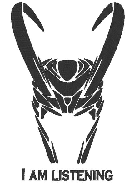 loki helmet silhouette