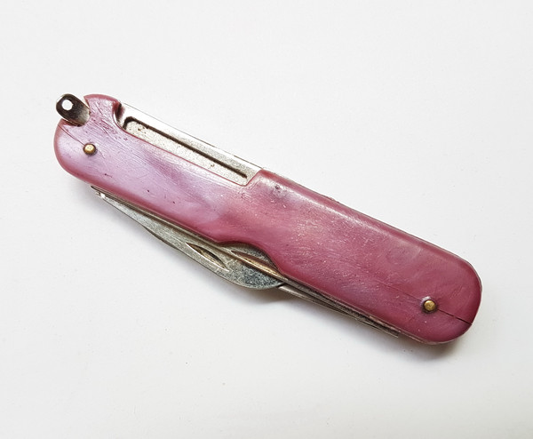 USSR Vintage Folding FISHING KNIFE Multitool Pocket Knife VO - Inspire  Uplift