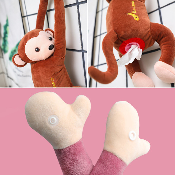 Cute Monkey Hanging Tissue Holder - Inspire Uplift