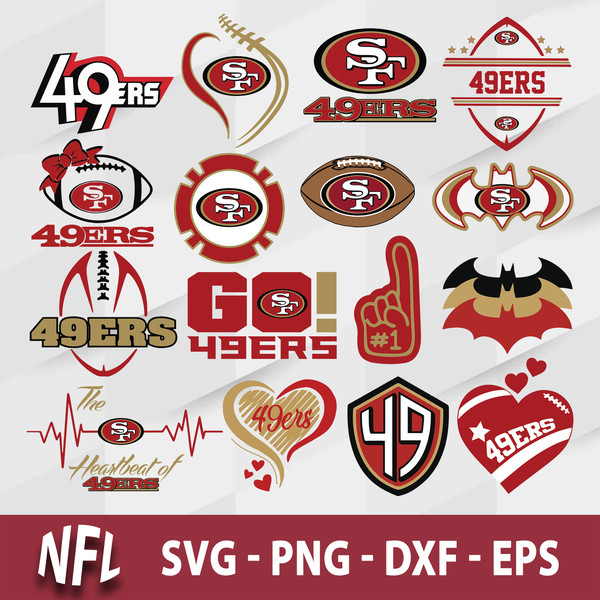 Unique San Francisco 49ers NFL decal stickers for 2022 - Inspire Uplift