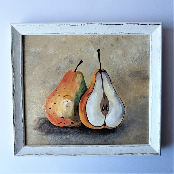 Handwritten-still-life-with-a-pear-by-acrylic-paints-1.jpg