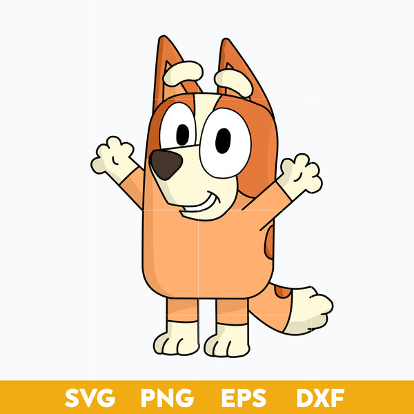 Bingo Bluey Dog SVG, Bluey SVG, Cartoon SVG PNG DXF EPS File - Inspire  Uplift