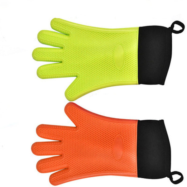 Silicone Baking gloves Non-slip extra long insulated waterpr - Inspire  Uplift