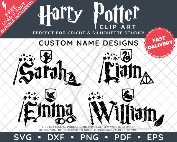 Harry Potter (Sorting Hat Ravenclaw - Personalized) Graphic Art