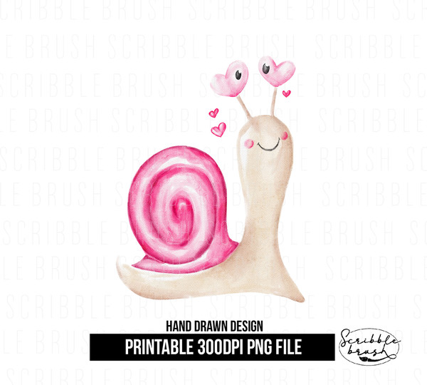 Love Snail Sublimation PNG Design.jpg