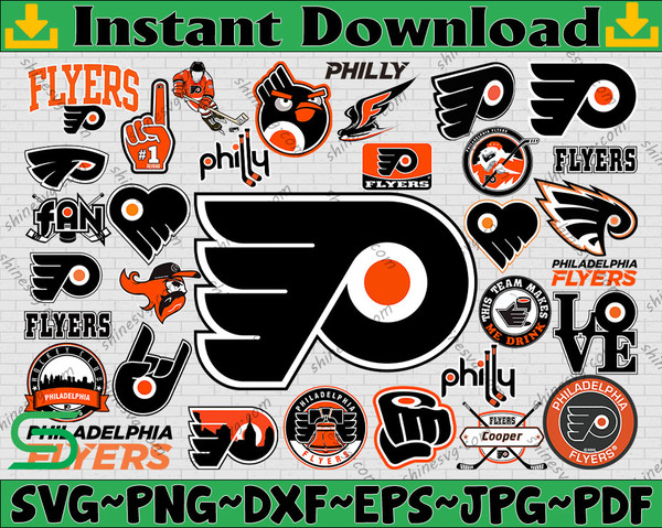 PHILADELPHIA FLYERS NHL SVG ,SVG Files For Silhouette, Files For