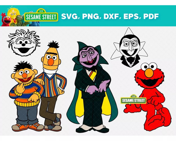 sesame street the count clipart