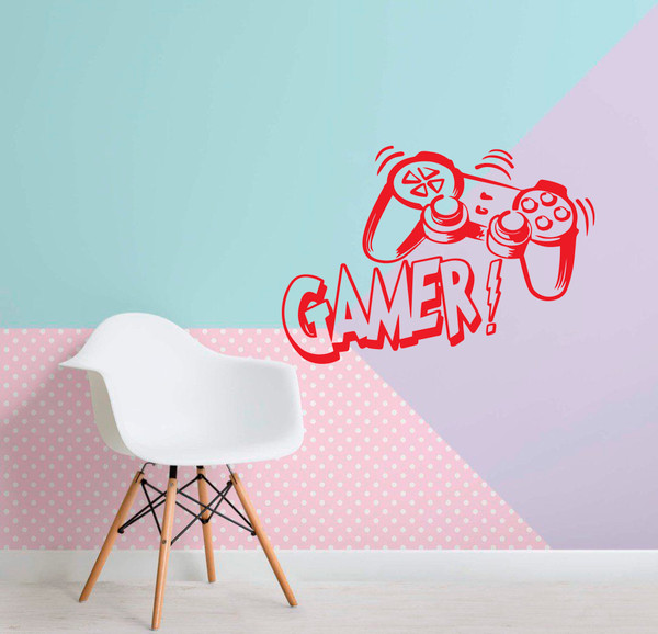 Gamer Sticker Joystick Console Game Video Game Computer Game Game Play