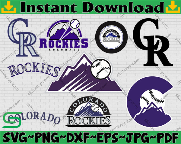 COLORADO ROCKIES Team Colors Photo Picture BASEBALL Poster 
