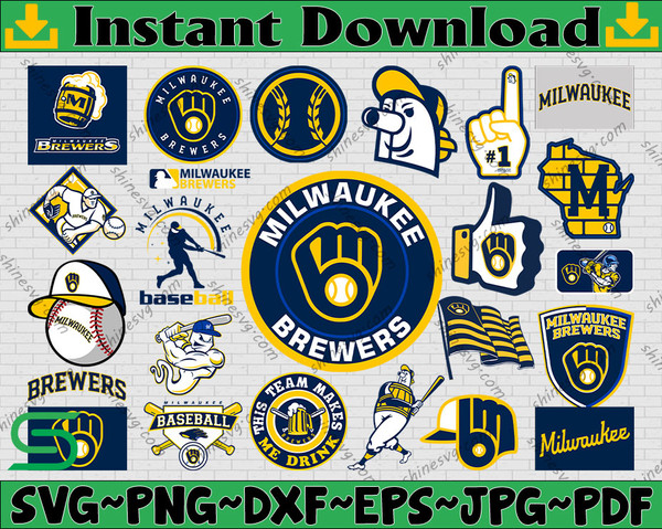 svg files milwaukee brewers svg