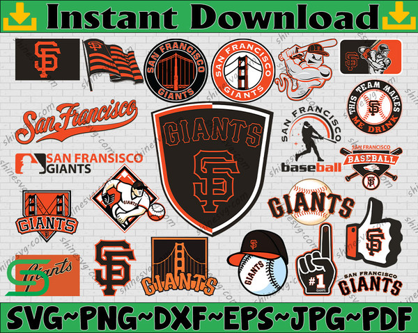 MLB Logo San Francisco Giants, San Francisco Giants SVG, Vector