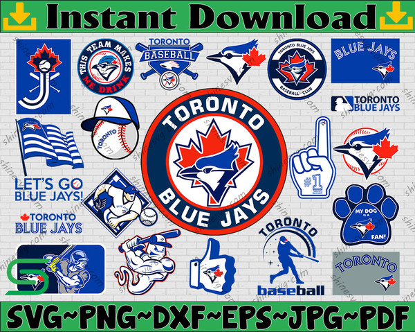 MLB Toronto Blue Jays SVG, SVG Files For Silhouette, Toronto Blue Jays  Files For Cricut, Toronto Blue Jays SVG, DXF, EPS, PNG Instant Download. Toronto  Blue Jays SVG, SVG Files For Silhouette
