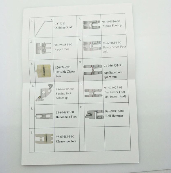 Adjustable BIAS Tape SNAP ON 6290 Binder Foot Ajustable Binding SNAP-ON  BIAS Binder Presser Foot