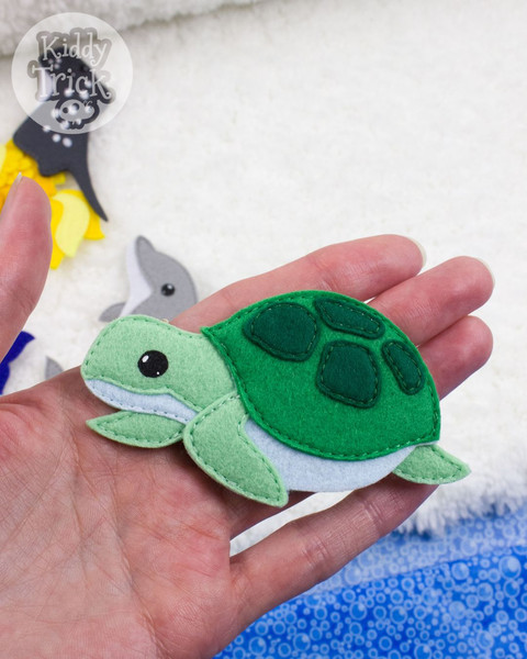 felt sea turtle