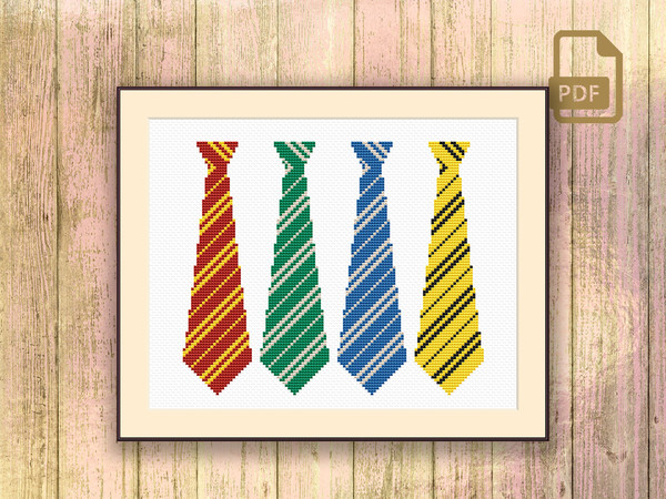 Magic Ties Cross Stitch Pattern, Movie Cross Stitch Pattern, MagicCross Stitch Pattern #hp013