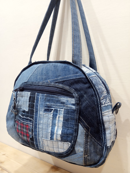 Quilted Denim Bag 