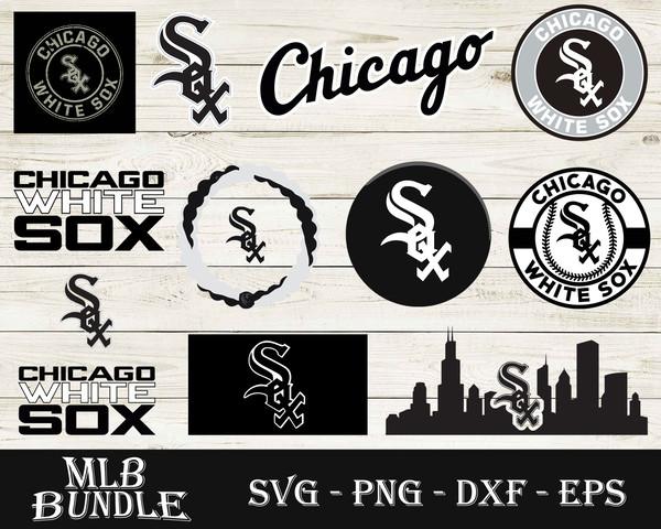 Chicago White Sox Svg, Chicago White Sox Logo Svg, MLB Svg, - Inspire Uplift