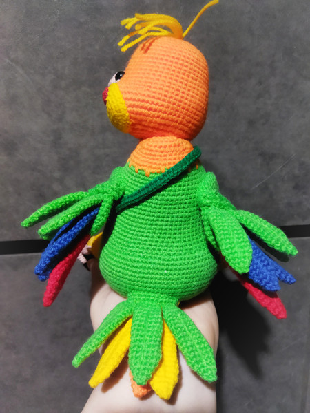 parrot bird crochet pattern