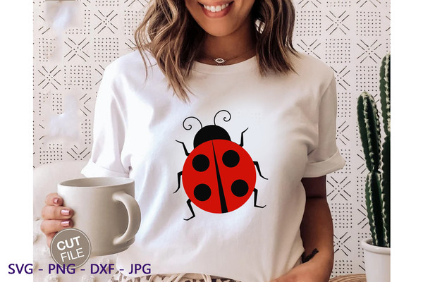 Lady Bug SVG, PNG, DXF. Instant download files for Cricut Design Space,  Silhouette, Cutting, Printing, or more