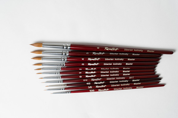 SIBERIAN KOLINSKY SABLE MASTER 301T Professional Brushes - Inspire