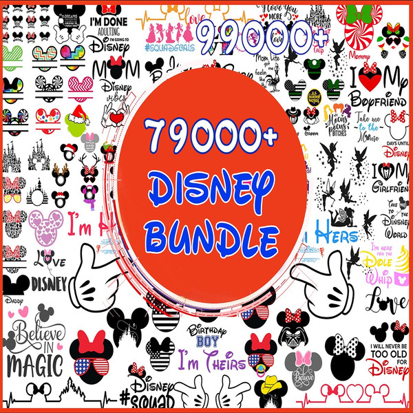 79k Disney Bundle Svg, disney svg,  Png Dxf, Cricut, disney svg, Cricut Printable Clipart Silhouette.jpg
