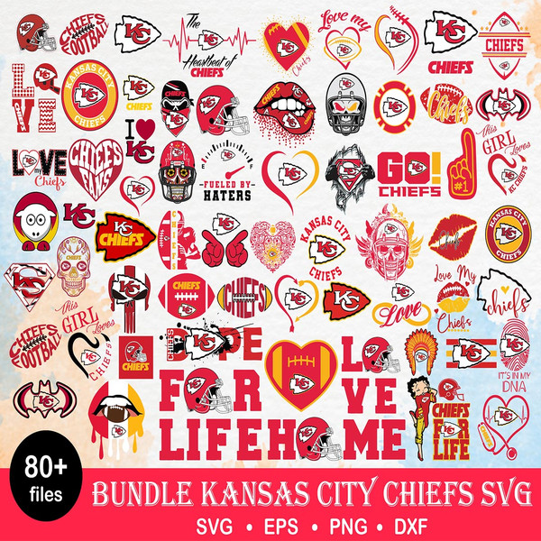 80  Kansas City Chiefs bundle svg, Chiefs bundle svg, Nfl svg, png, dxf, eps digital file.jpg